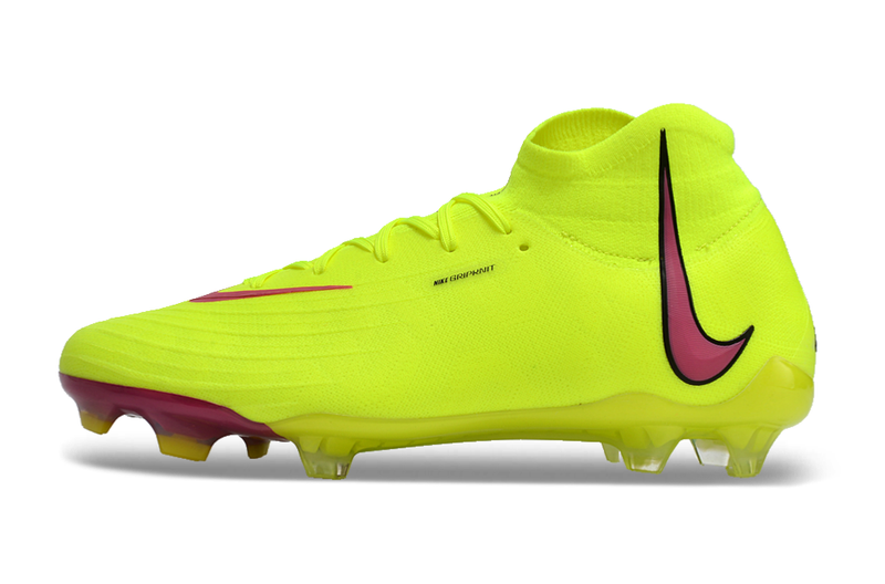 Chuteira Campo Nike Phantom Luna Elite FG Verde e Roxo