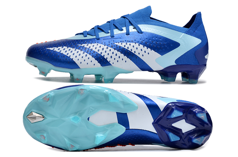 Chuteira Campo Adidas Predator Accuracy.1 Low FG Azul "Marine Rush Pack"