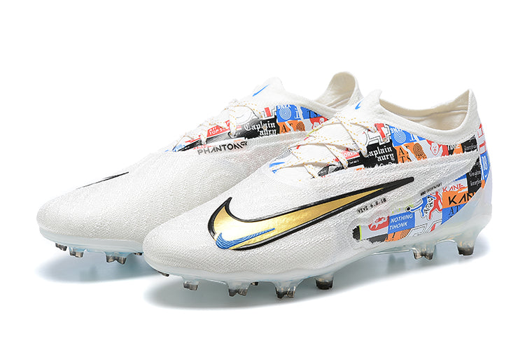 Chuteira Campo Nike Phantom GX Elite FG Branca "Harry Kane"