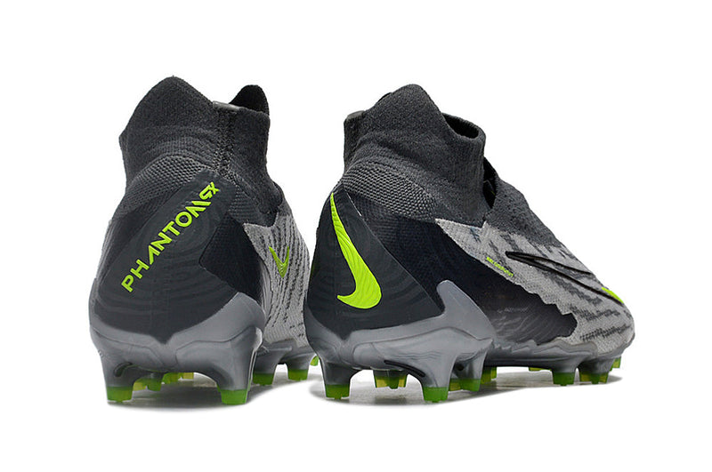 Chuteira Campo Nike Phantom GX DF Elite FG Cinza