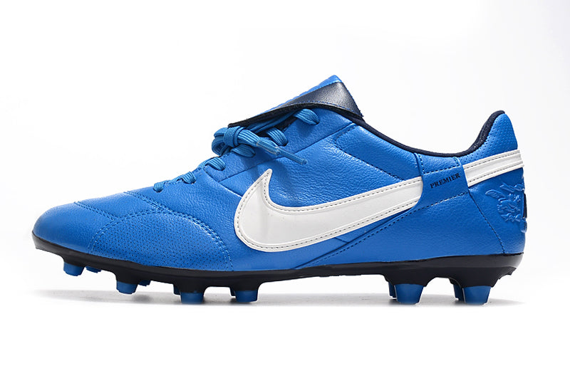 Chuteira Campo Nike Premier 3 FG Azul e Preta