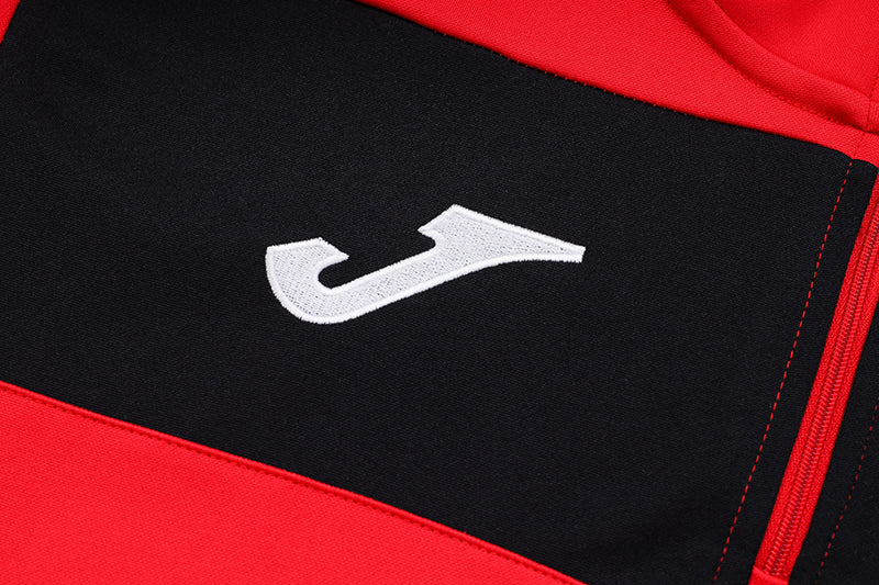 Conjunto de Frio Joma Training Vermelho e Preto