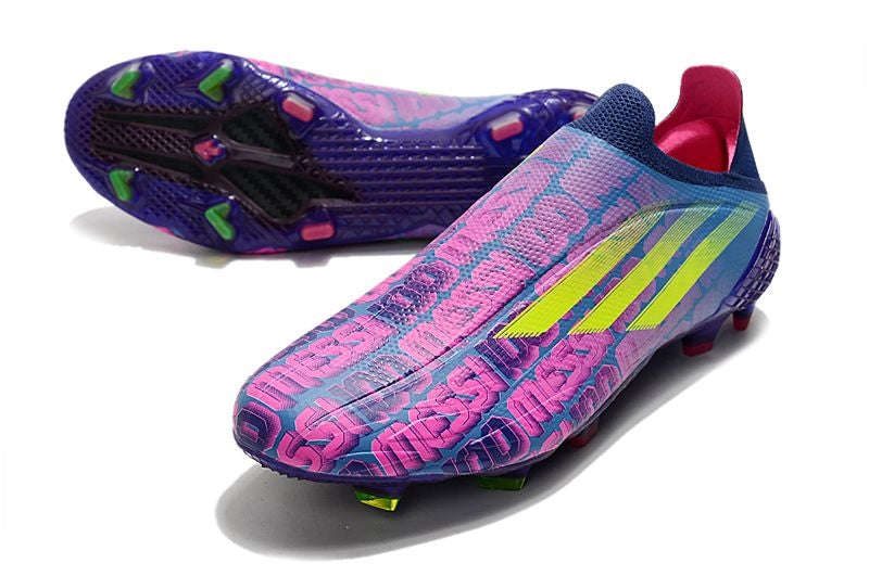 Chuteira Campo Adidas X SpeedFlow+ FG Roxa "Messi"