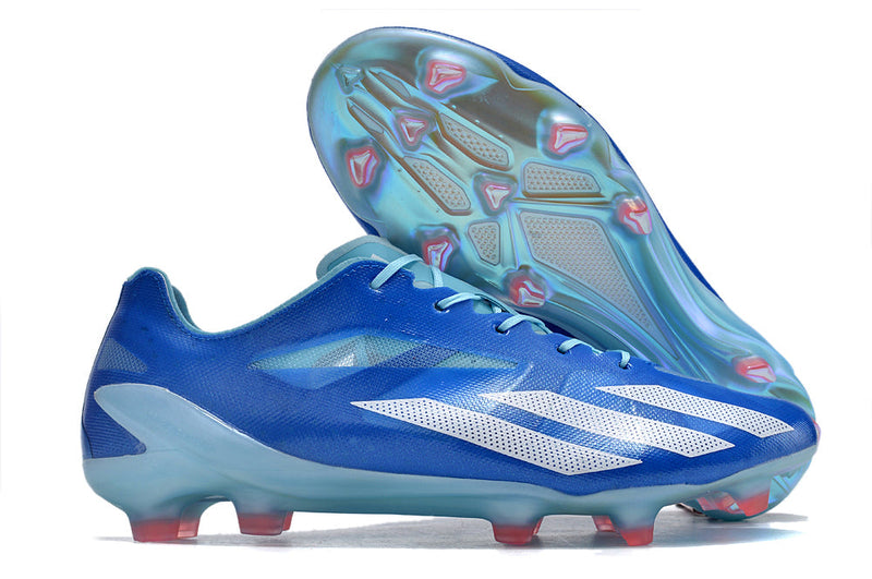 Chuteira Campo Adidas X CrazyFast+ FG Azul "Marine Rush Pack"