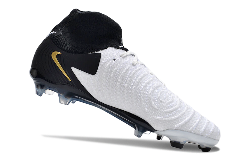 Chuteira Campo Nike Phantom Luna 2 Elite FG Preta e Branca "Mad Ready Pack"