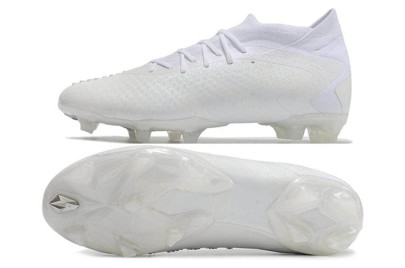 Chuteira Campo Adidas Predator Accuracy.1 FG Branca "Pearlized Pack"