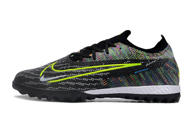 Chuteira Society Nike Phantom GX Elite TF Preta "Link Pack"