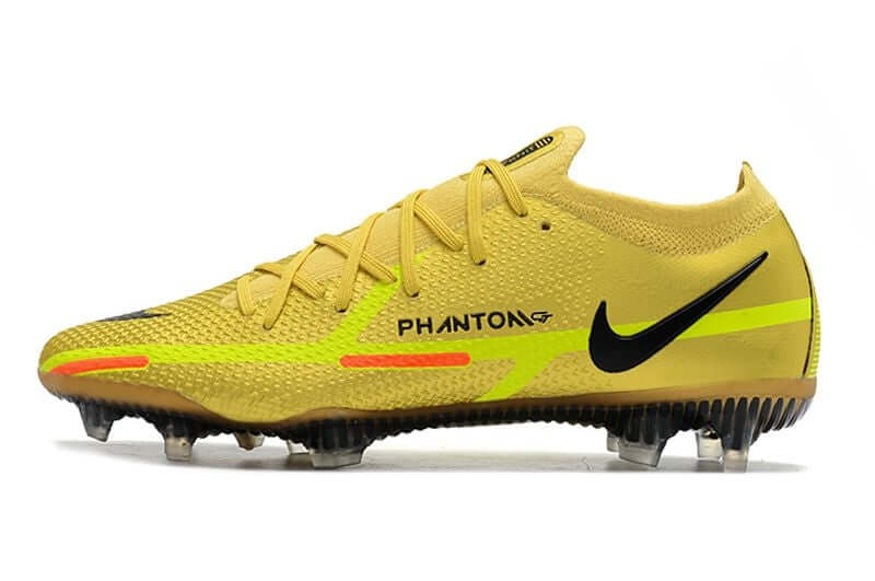 Chuteira Campo Nike Phantom GT2 Elite FG Dourada