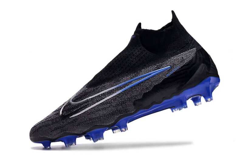 Chuteira Campo Nike Phantom GX DF Elite FG Preta e Azul "Shadow Pack"