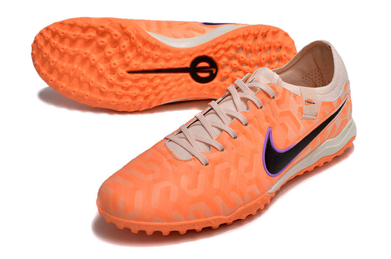 Chuteira Society Nike Tiempo Legend 10 Pro TF Laranja "United Pack"