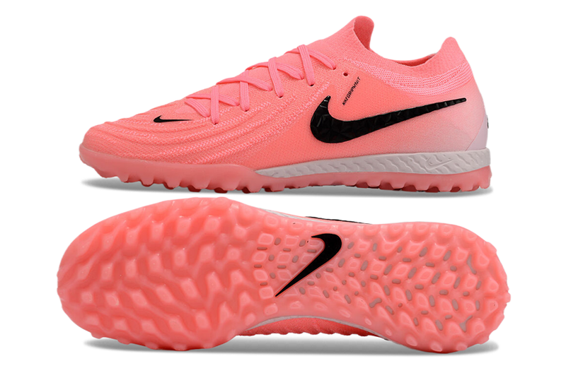 Chuteira Society Nike Phantom GX2 Elite TF Rosa "Mad Brilliance Pack"