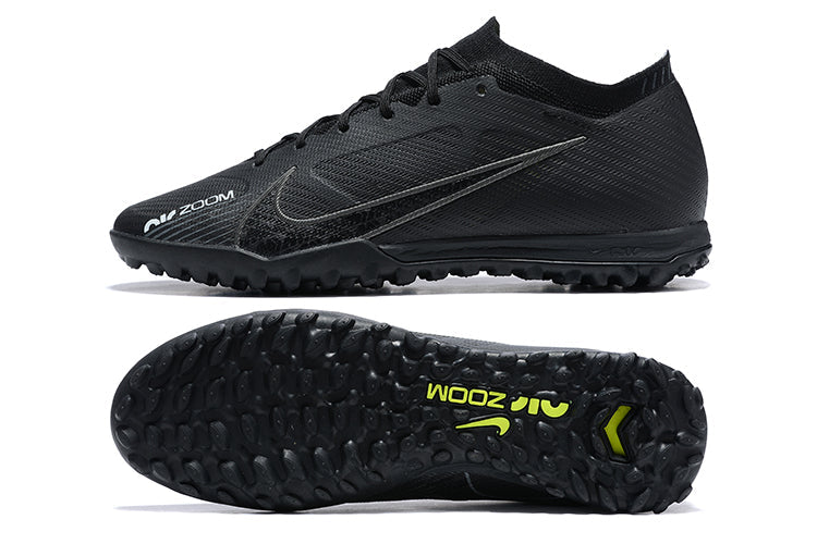 Chuteira Society Nike Mercurial Vapor 15 Elite TF Preta "Shadow Pack"