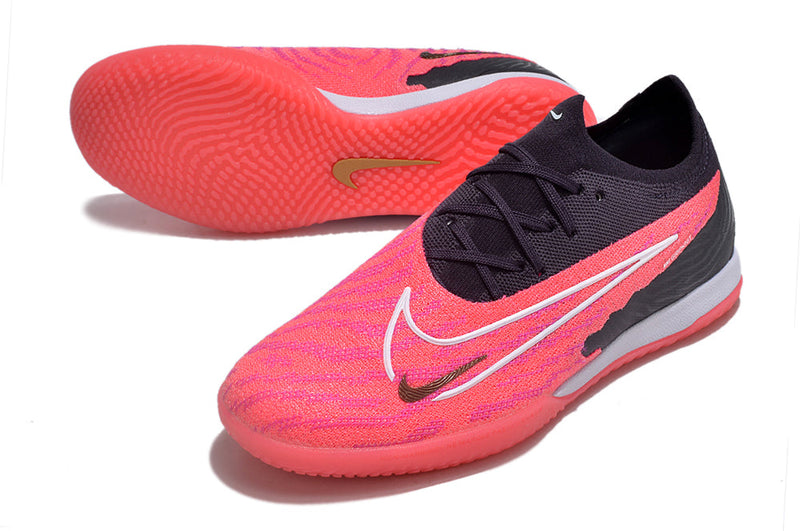 Chuteira Futsal Nike Phantom GX Elite IC Preta e Rosa "Generation Pack"