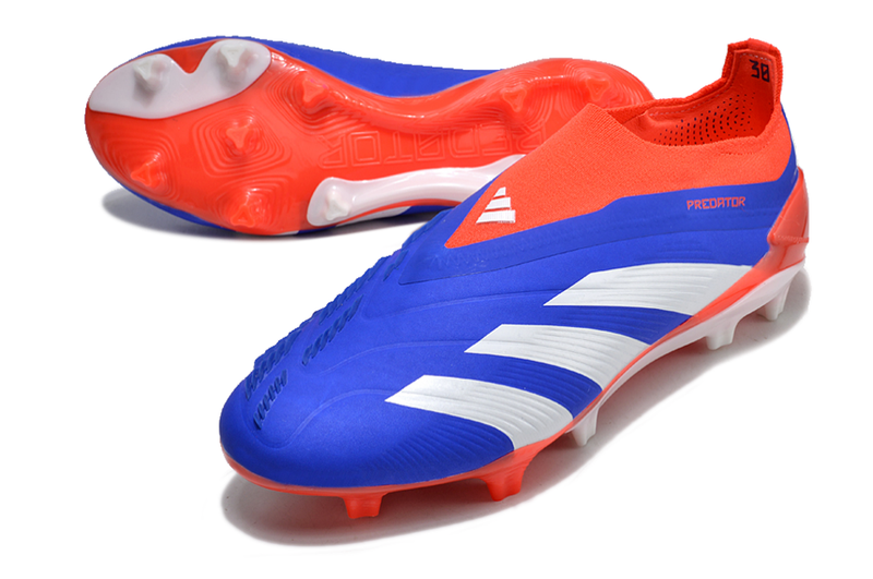 Chuteira Campo Adidas Predator LL Elite FG Azul, Vermelho e Branco "Advancement Pack"