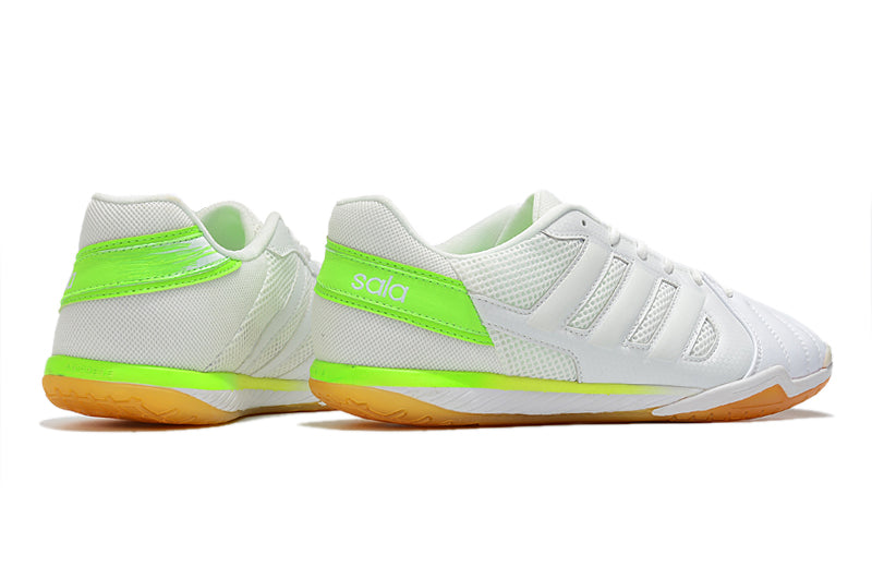 Chuteira Futsal Adidas Top Sala IC Branca e Verde