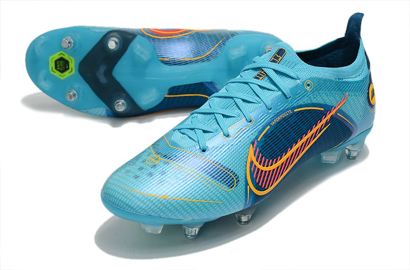 Chuteira Campo Nike Mercurial Vapor 14 Elite SG Azul "Blueprint Pack"