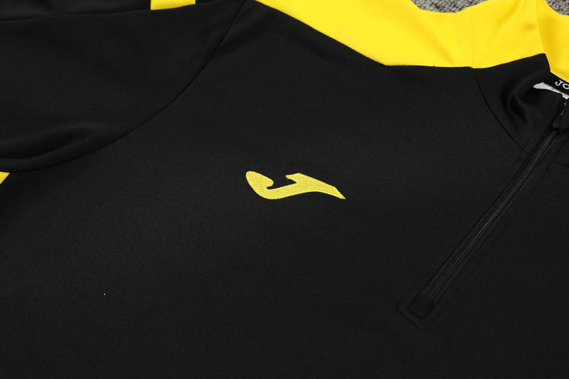 Conjunto de Frio Joma Training Amarelo e Preto