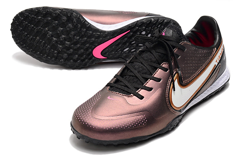 Chuteira Society Nike Tiempo Legend 9 Elite TF Cobre "Generation Pack"