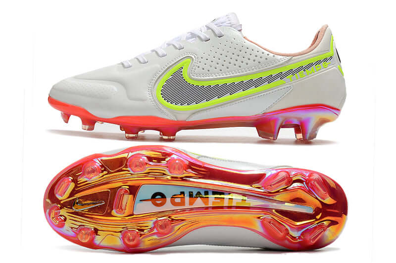 Chuteira Campo Nike Tiempo Legend 9 Elite FG Branca "Rawdacious Pack"