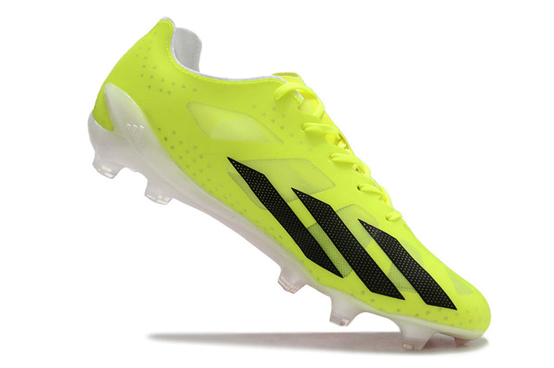 Chuteira Campo Adidas X Crazyfast+ FG Verde "Solar Energy"