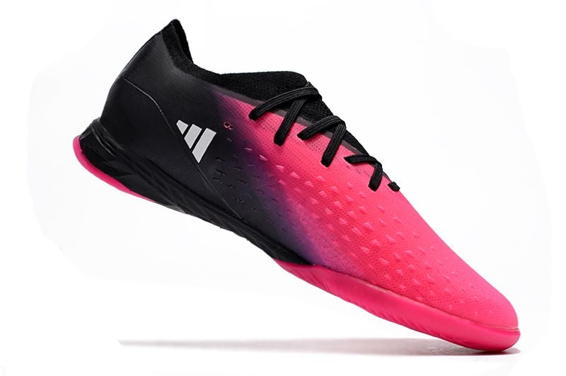 Chuteira Futsal Adidas X Speedportal.1 IC Rosa e Preto "Own You Football Pack"