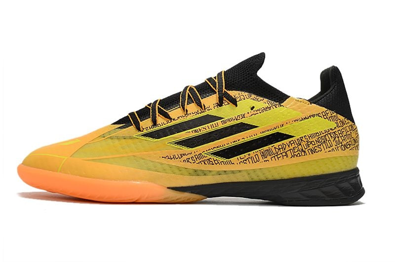 Chuteira Futsal Adidas X Speedflow Messi.1 IC Amarela e Preto