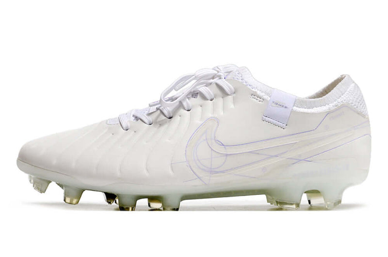 Chuteira Campo Nike Tiempo Legend 10 Elite FG Branca "Whiteout Especial"