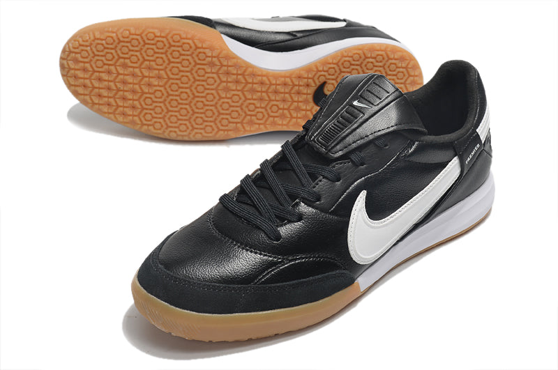 Chuteira Futsal Nike Premier 3 IC Preta e Branca