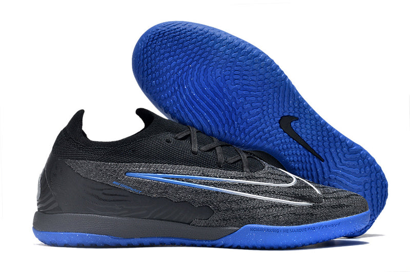 Chuteira Futsal Nike Phantom GX Elite IC Preta e Azul "Shadow Pack"