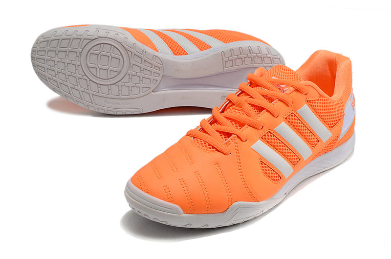 Chuteira Futsal Adidas Top Sala IC Laranja e Branca