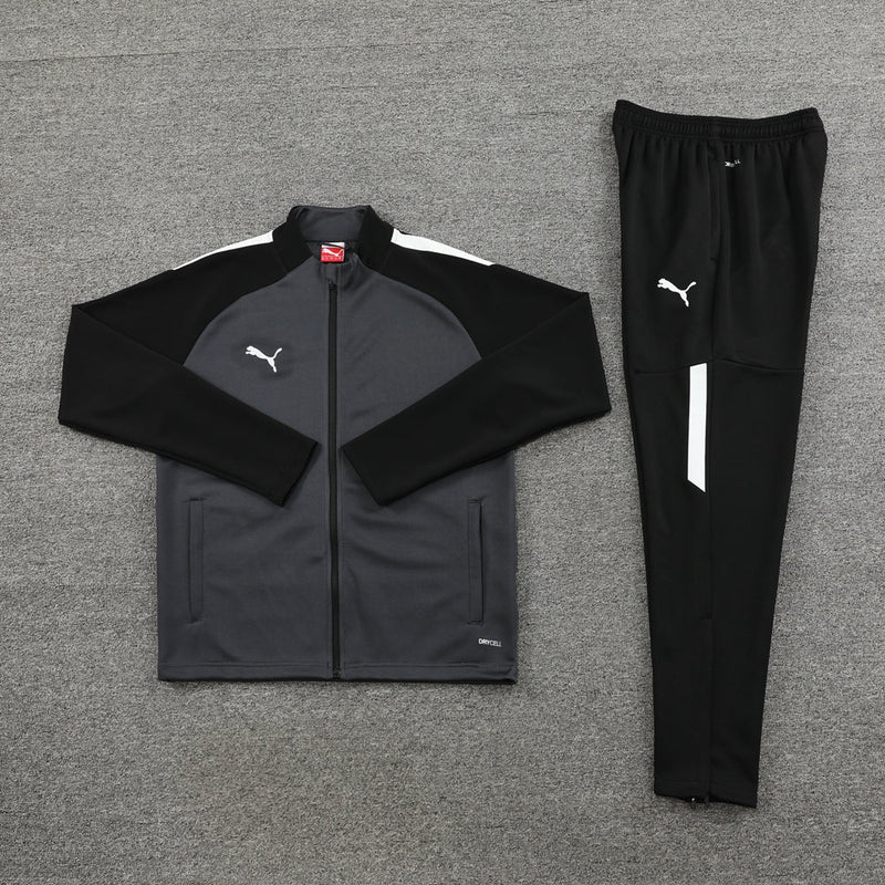 Conjunto de Frio Puma Sportswear Cinza e Preto