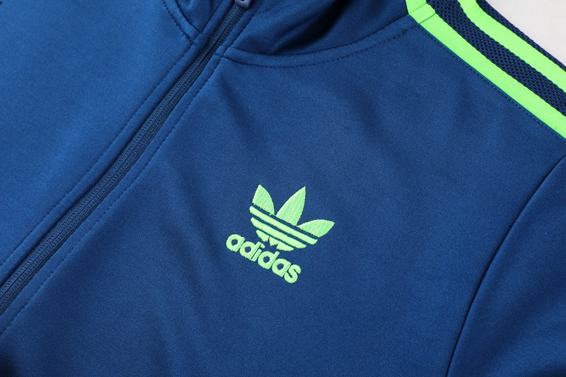 Conjunto de Frio Adidas Sportswear Azul e Verde