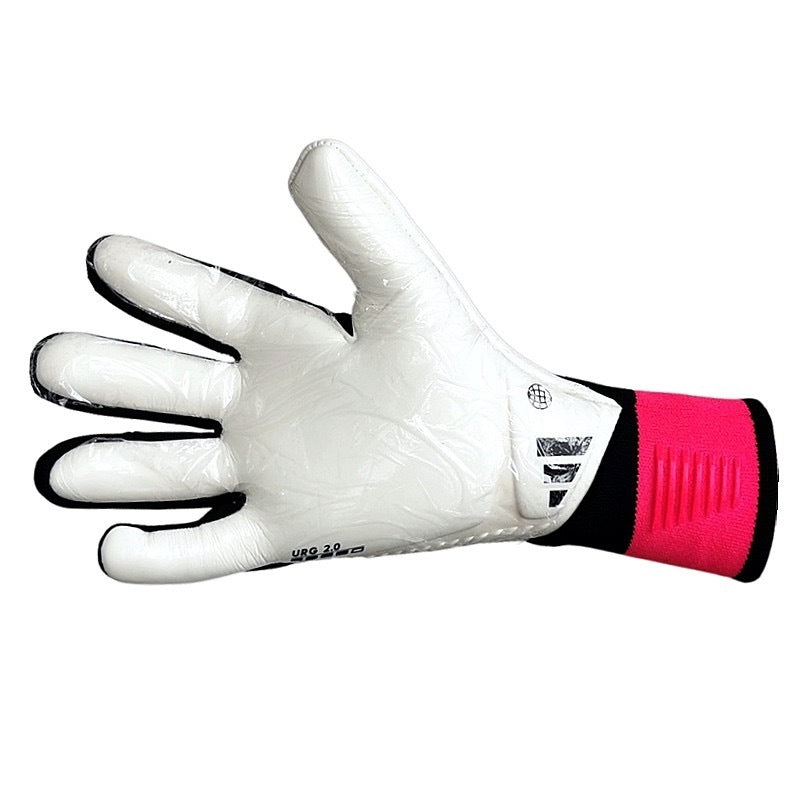 Luva de Goleiro Adidas Predator Accuracy Preta e Rosa