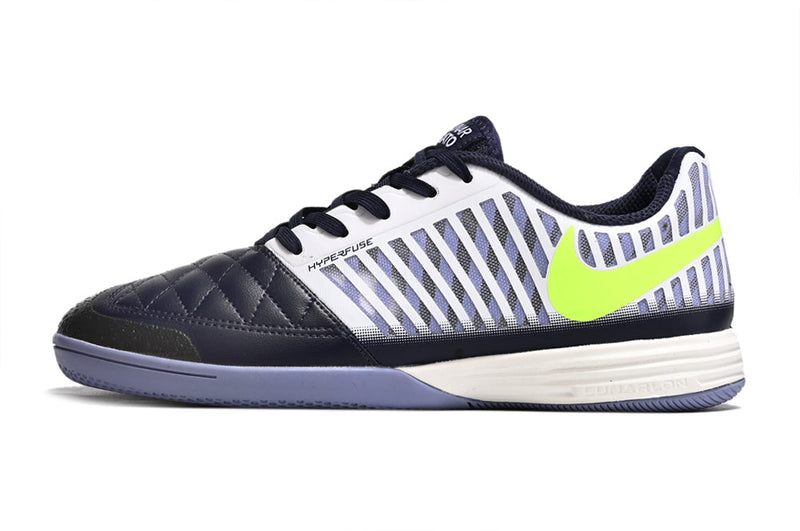 Chuteira Futsal Nike Lunar Gato II IC Azul, Branca e Verde