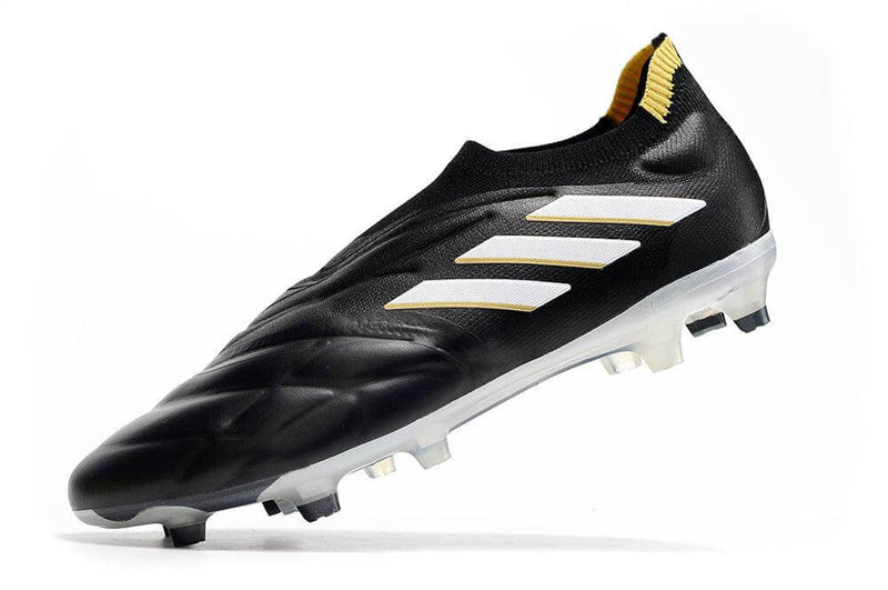 Chuteira Campo Adidas Copa Pure+ FG Preta e Branca "Teaser"