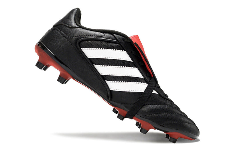 Chuteira Campo Adidas Copa Gloro 2 FG Preta, Branca e Vermelha