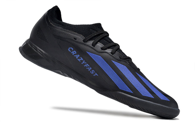 Chuteira Futsal Adidas X Crazyfast.1 IC Preta "Nightstrike Pack"