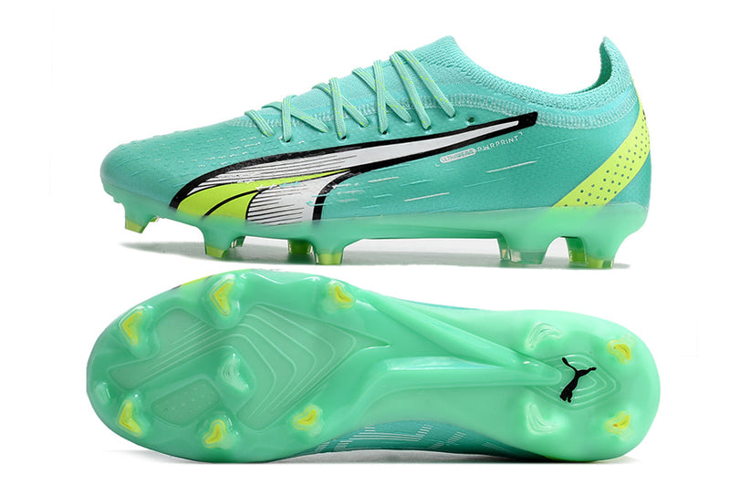 Chuteira Campo Puma Ultra Ultimate 1.4 FG Verde "Pursuit Pack"