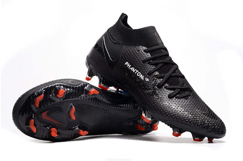 Chuteira Campo Nike Phantom GT2 DF Elite FG Preta "Shadow Pack"