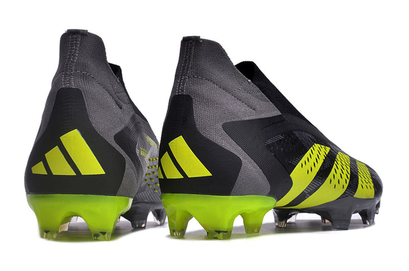 Chuteira Campo Adidas Predator Accuracy+ FG Preta e Verde "Crazycharged Pack"