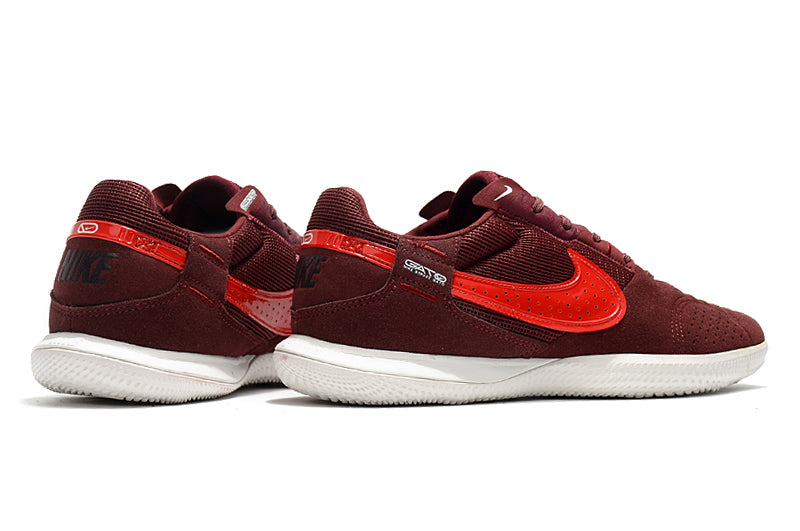 Chuteira Futsal Nike StreetGato IC Bordo e Vermelho