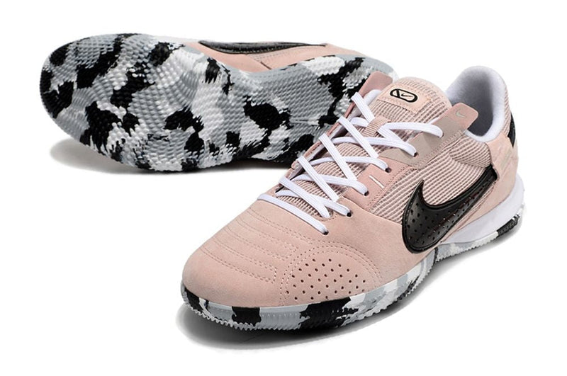 Chuteira Futsal Nike StreetGato IC Rosa, Preta e Branca