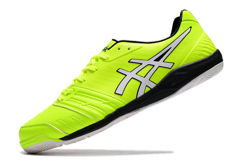 Chuteira Futsal Asics Japan Destaque II IC Verde e Branca