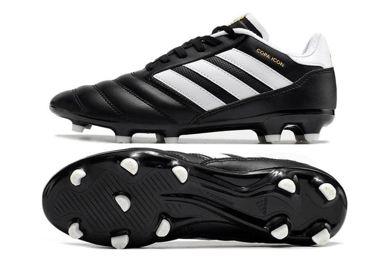 Chuteira Campo Adidas Copa Icon FG Preto e Branco