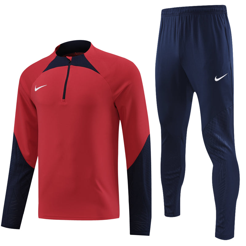 Conjunto de Frio Nike Training Vermelho e Azul