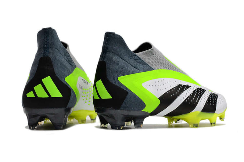 Chuteira Campo Adidas Predator Accuracy+ FG Verde e Branca "Crazyrush Pack"