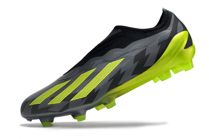 Chuteira Campo Adidas CrazyFast.1 LL FG Preta e Verde "Crazycharged Pack"