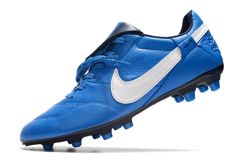 Chuteira Campo Nike Premier 3 FG Azul e Preta