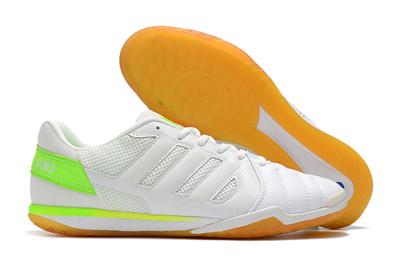 Chuteira Futsal Adidas Top Sala IC Branca e Verde