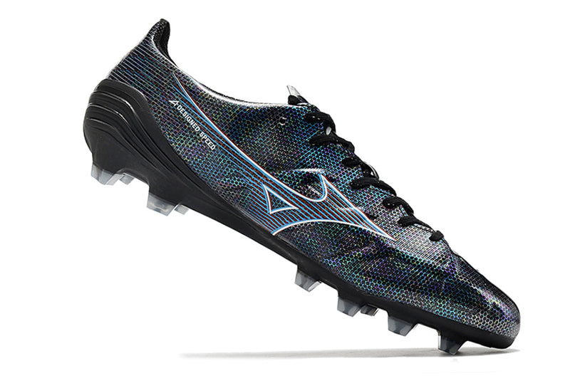 Chuteira Campo Mizuno Alpha FG Preta "Spring 2023"